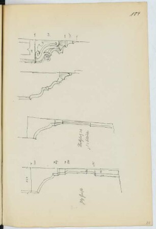 Bürgerhaus Dunklhof, Steyr-Steyrdorf: Details (aus: Skizzen- und Fotoalbum 21)