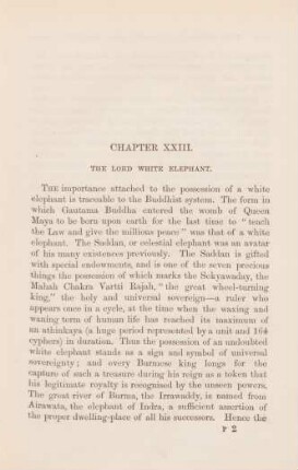 Chapter XXIII. The Lord White Elephant