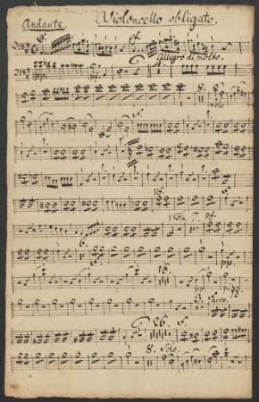 Violoncello obligato