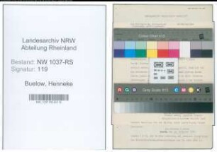 Entnazifizierung Henneke Von Buelow , geb. 00.00.0000 (Staatsanwalt)