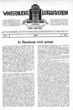 Nr. 3, März 1953