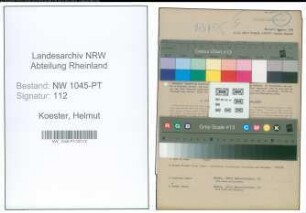 Entnazifizierung Helmut Koester , geb. 20.04.1922 (Postbeamter)