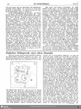 Einfaches Schlagwerk einer alten Hausuhr
