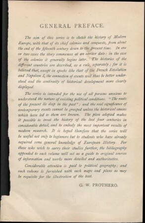 General Preface.