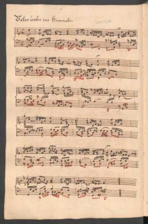 Vater unser im Himmelreich; org; d-Moll; BWV 636