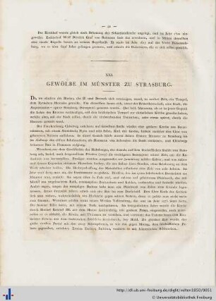 Gewölbe im Münster zu Strasburg.