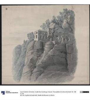 Kastel bei Saarburg. Klause. Perspektivische Ansicht