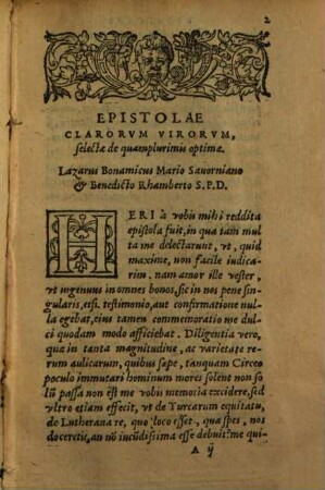 Epistolae clarorum virorum selectae