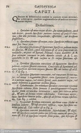 CAPUT I. Definitiones.