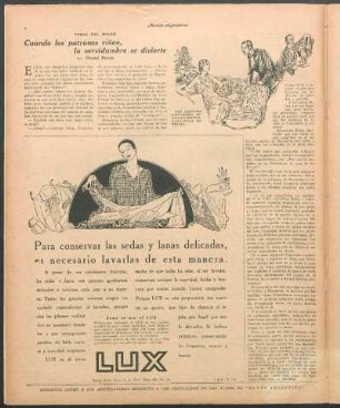 Cuando los patrones riñen, la servidumbre se divierte : Temas del hogar