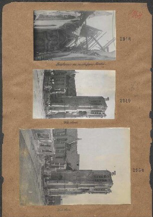 Bacelaere: die zerschossene Kirche
