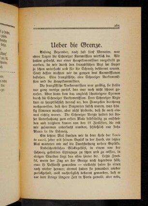 265-266 Ueber die Grenze