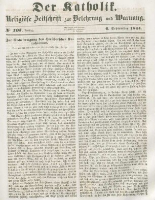497-499 Zur Rechtfertigung des Hirscherschen Katechismus