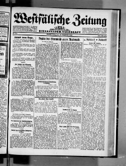 Westfälische Zeitung : Bielefelder Tageblatt