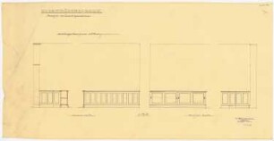 Darmstädter Bank für Handel und Industrie, Berlin Neueinrichtung: Brüstungsabschluss im Dachgeschoss Archiv 1:20