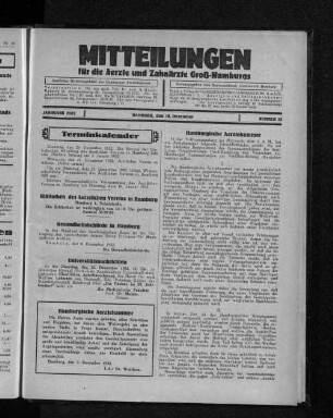 Jahrgang 1932, Hamburg, den 18. Dezember, Nummer 51