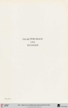 Erläuterungen und Register