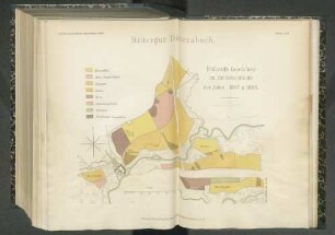Tafel XXI. Rittergut Dittersbach. Frühreife Gewächse im Erntebestande der Jahre 1897 u. 1899