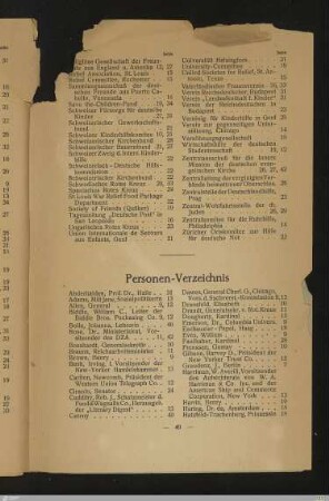 Personenverzeichnis