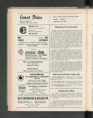 Rentenzahlung für Monat August 1968