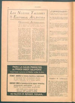 Los nuevos talleres de la Editorial Atlántida
