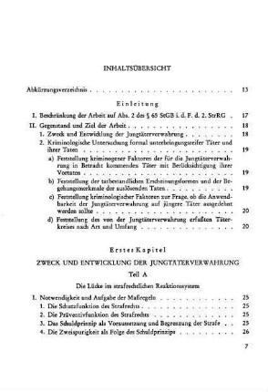 Inhaltsübersicht