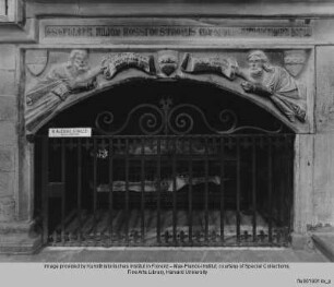 Reliefs mit Propheten und Strozziwappen - Reliefs: Propheten mit Spruchbändern und Strozziwappen