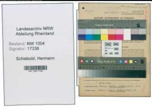 Entnazifizierung Hermann Schiebold , geb. 16.02.1896 (Kaufm.Angestellter)