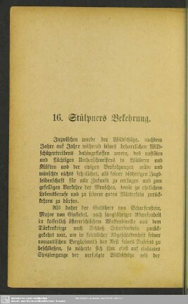 16. Stülpners Bekehrung
