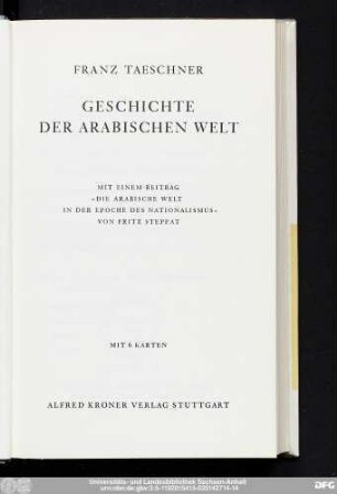 Geschichte der arabischen Welt