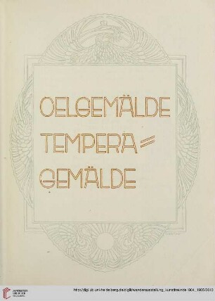 Oelgemälde, Tempera-Gemälde