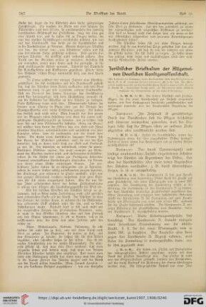 Juristischer Briefkasten der Allgemeinen Deutschen Kunstgenossenschaft