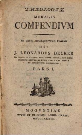 Theologiae moralis compendium