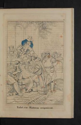 Tafel 38. Rafael, eine Madonna componirend.