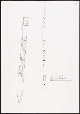»In-form-art« Kulturinstitut der Zukunft am Kulturforum, Berlin-Tiergarten Schinkelwettbewerb 1988: Grundrisse