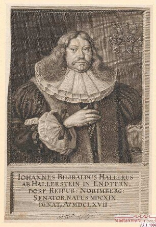 Hans Willibald Haller, Ratsherr; geb. 1619; gest. 1667