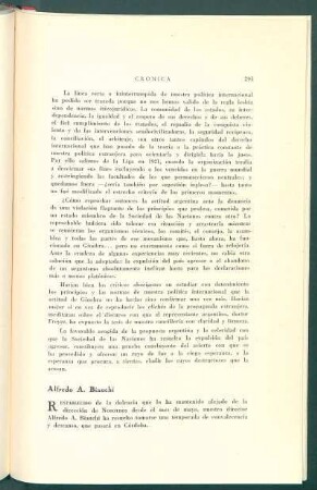 Alfredo A. Bianchi