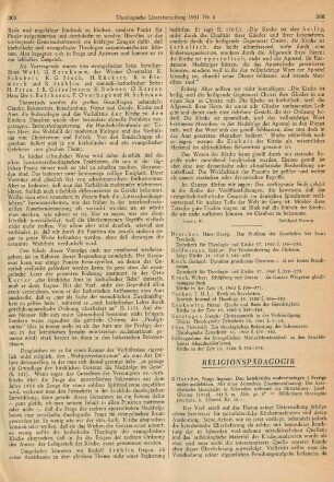 306-309 [Rezension] Kilström, Bengt Ingmar, Den kateketiska undervisningen i Sverige under medeltiden