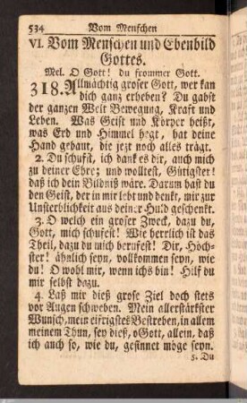Vom Menschen und Ebenbild Gottes.