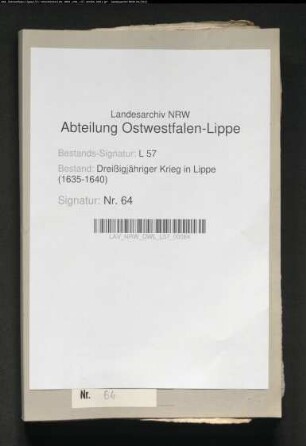 Lippe-Brakische Kriegsdrangsale