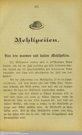 Mehlspeisen