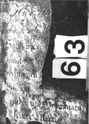 Grabstein 63 (Detailaufnahme)