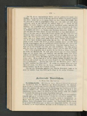 Koloniale Rundschau