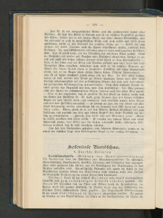 Koloniale Rundschau