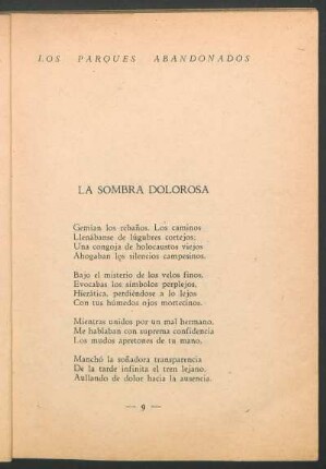 La sombra dolorosa