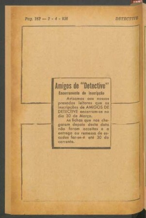 Amigos de "Detective"