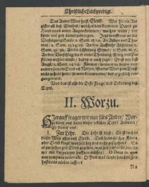 II. Worzu. [2. Worzu dienet uns dieser Text?]
