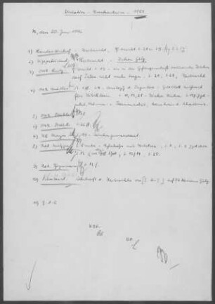 Brackenheim: Visitationsbericht mit Pfarrbericht 1951