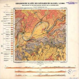 66 Euerdorf, Geologische Karte des Königreichs Bayern, 1:25000