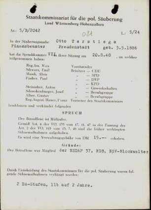 Terstiege, Otto